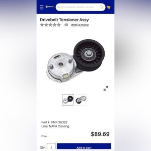 Brand new Dodge belt tensioner